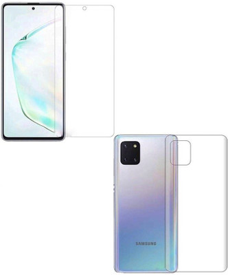Sajni Creations Front and Back Screen Guard for Samsung Galaxy Note 10 Lite(Pack of 2)