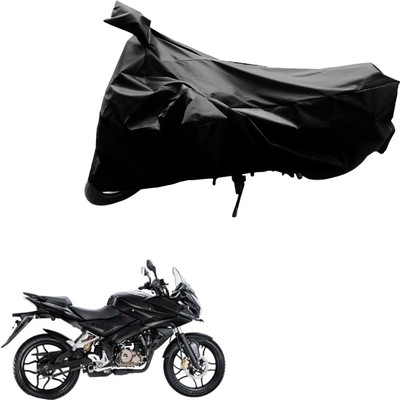 AK Art Two Wheeler Cover for Bajaj(Pulsar AS 150, Black)
