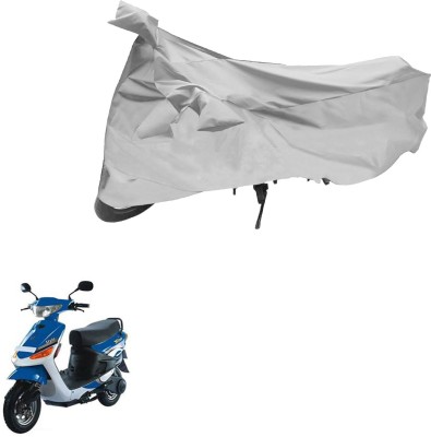 Ak Automotive Two Wheeler Cover for Indus(Yo Style, Silver)