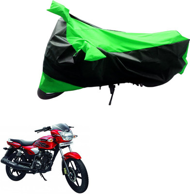 JVG Two Wheeler Cover for TVS(Phoenix 125, Black, Green)