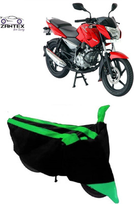 ZANTEX Two Wheeler Cover for Bajaj(Pulsar 135 LS DTS-i, Black, Green)