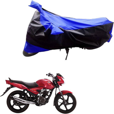 AK Art Two Wheeler Cover for TVS(Jive, Black, Blue)