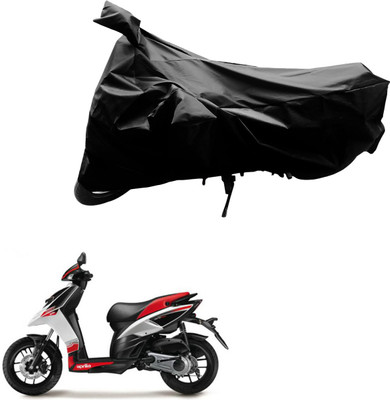 AK Art Two Wheeler Cover for Aprilia(SR 125, Black)