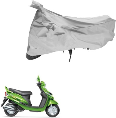 PRIMEAUTOZ Two Wheeler Cover for Mahindra(Rodeo, Silver)