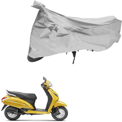 AK Art Two Wheeler Cover for Honda(Activa 5G, Silver)
