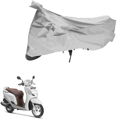 PRIMEAUTOZ Two Wheeler Cover for Honda(Aviator, Silver)
