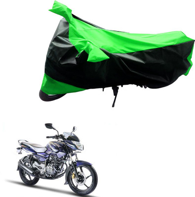 MMSSTAR Waterproof Two Wheeler Cover for Bajaj(Black, Green)