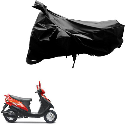 AutoVision Two Wheeler Cover for Mahindra(Flyte, Black)