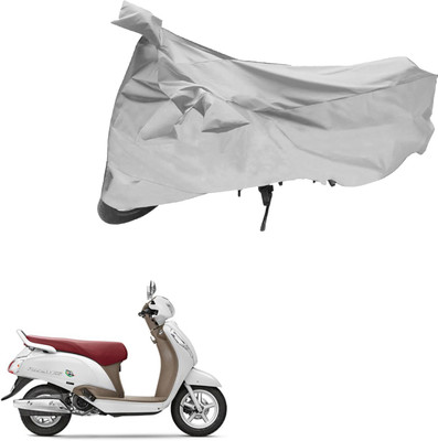 AutoVision Two Wheeler Cover for Suzuki(Access SE, Silver)