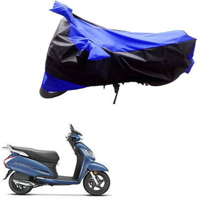 Ak Automotive Two Wheeler Cover for Honda(Activa 125, Black, Blue)