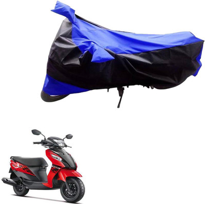 JVG Two Wheeler Cover for Suzuki(Let's, Black, Blue)