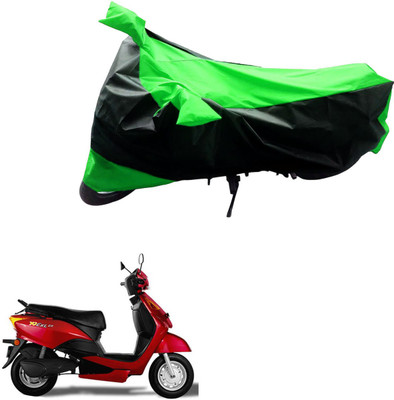 Ak Automotive Two Wheeler Cover for Indus(Yo Spark, Black, Green)