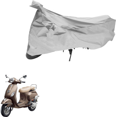 AutoVision Two Wheeler Cover for Piaggio(Vespa, Silver)