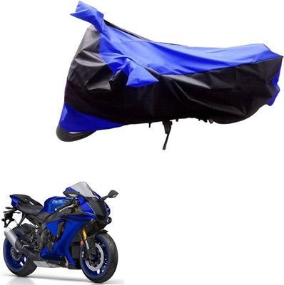 AK Art Two Wheeler Cover for Yamaha(YZF R1, Black, Blue)