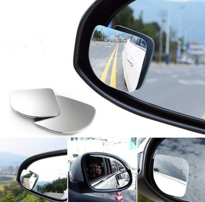 EliteAuto Manual Rear View Mirror, Dual Mirror, Blind Spot Mirror, Driver Side, Passenger Side For Universal For Car Universal For Car(Exterior, Right, Left, Interior)