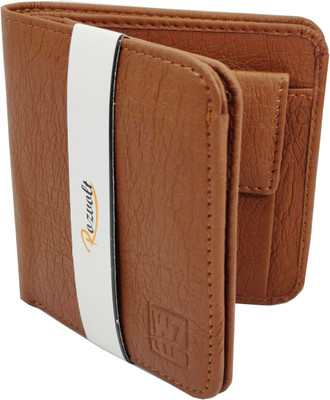 Rozvolt Men Tan Artificial Leather Wallet(7 Card Slots)