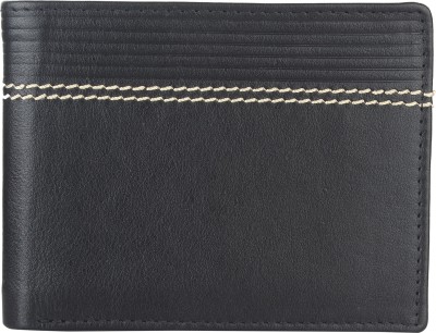 DCENT KRAFT Men Evening/Party, Casual, Trendy, Formal Black Genuine Leather Wallet(4 Card Slots)