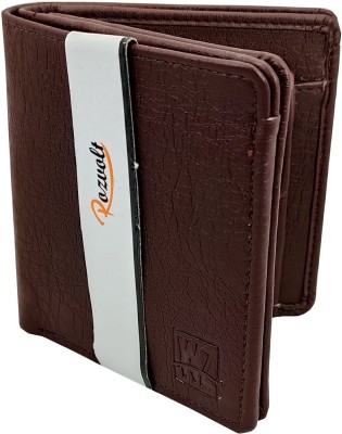 Rozvolt Men Brown Artificial Leather Wallet(7 Card Slots)