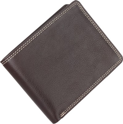 Tree Wood Men Casual, Formal, Trendy Brown Genuine Leather Wallet(9 Card Slots)