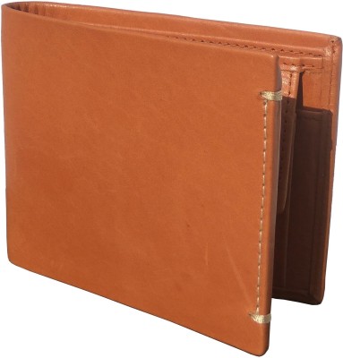 Aardee Men Brown Genuine Leather Wallet(3 Card Slots)