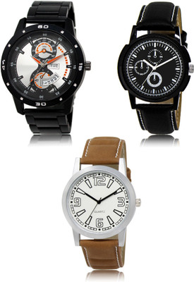 SWIFFIN New latest Designer Combo of 3 Analog Watch  - For Men