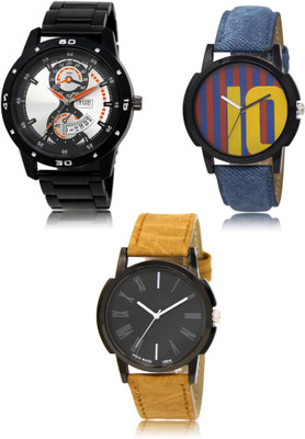 REMIXON New latest Designer Combo of 3 Analog Watch  - For Men