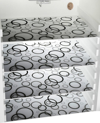 YELLOW WEAVES Fridge Mat(Width: 43.18 cm, Black, White)