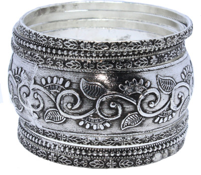JDX Alloy Gold-plated Bangle Set(Pack of 5)