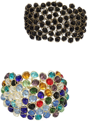 JSD Alloy Gold-plated Bracelet(Pack of 2)