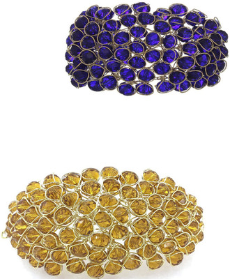 JSD Alloy Gold-plated Bracelet Set(Pack of 2)
