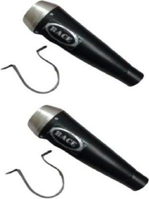 JBRIDERZ Universal For Bike Universal For Bike Slip-on Exhaust System(Mild Steel)