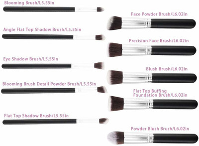 LARA KOSSLER Makeup Brush Set of 10 (Pack of 10)(Pack of 10)