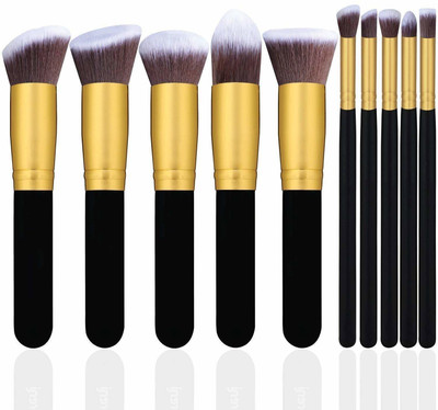 LARA KOSSLER 10 Pcs Makeup Brush Set(Pack of 10)