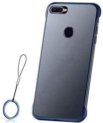 MOBILOVE Back Cover for OnePlus 5T | Frameless Design Matte Finish Ultra Thin Bumper Case with Ring Buckle(Blue, Hard Case, Pack of: 1)
