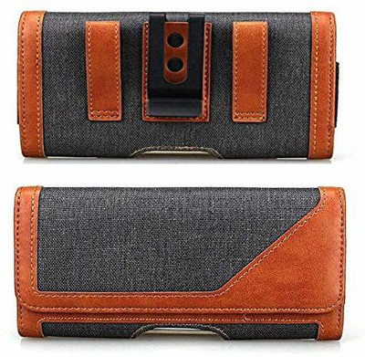 SmartLike Pouch for Samsung Galaxy M21(Brown, Holster, Pack of: 1)