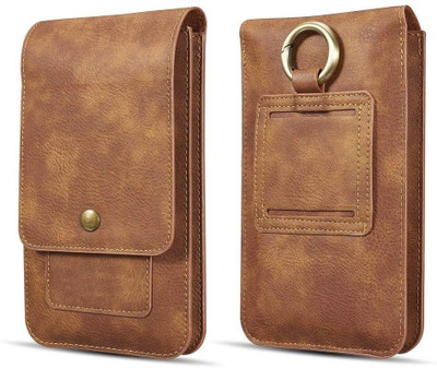 SmartLike Pouch for Samsung Galaxy M21(Brown, Holster, Pack of: 1)