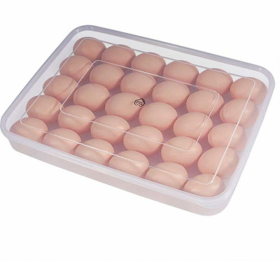 Iktu Plastic Egg Container  - 2.5 dozen(White)