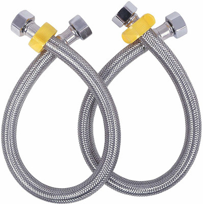 Altroz Connection-Pipe-2 EXCLUSIVE PREMIUM HEAVY QUALITY STAINLESS STEEL 304 CONNECTION PIPE 24 INCH (SET OF 2) Hose Connector Hose Pipe(60 cm)