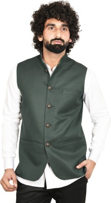 Amogue Sleeveless Solid Men Jacket