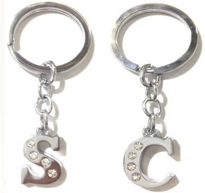 Rashi Traders Alphabet C & S Letter Key Chain