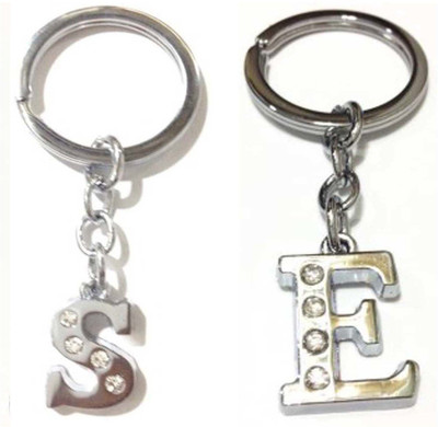 Rashi Traders Alphabet E & S Letter Key Chain