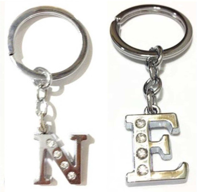 Rashi Traders Alphabet E & N Letter Key Chain