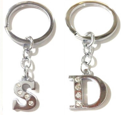 Rashi Traders Alphabet D & S Letter Key Chain