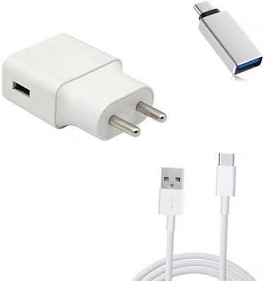 DAKRON Wall Charger Accessory Combo for Vivo V17(White)