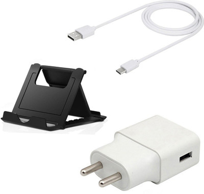 DAKRON Wall Charger Accessory Combo for LG G8s ThinQ(White)