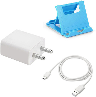 DAKRON Wall Charger Accessory Combo for Realme X2 Pro(White)