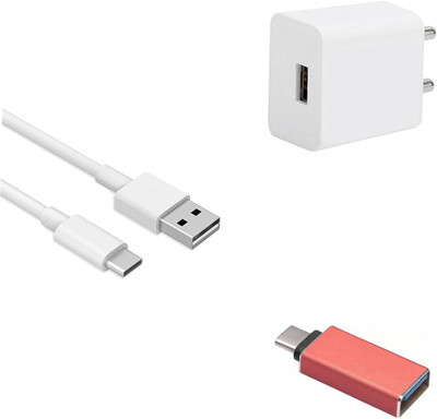DAKRON Wall Charger Accessory Combo for Motorola One Action(White)