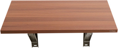Madhuran Royal Mini Wall Mounted Walnut Table Engineered Wood Study Table(Wall Mounted, Finish Color - Brown)