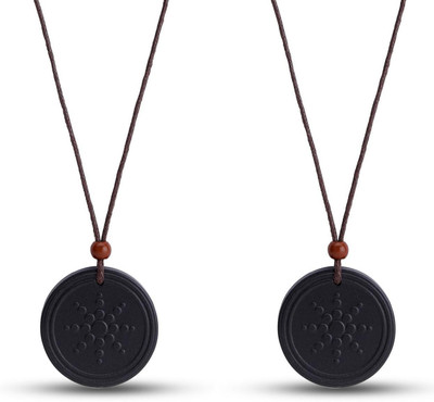 Amazheal 2 Unit of Quantum Science Scalar Energy Lava Negative ion Pedant Stone Pendant
