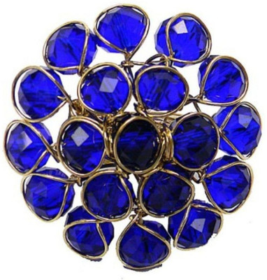 JSD Metal, Crystal Crystal Gold Plated Ring